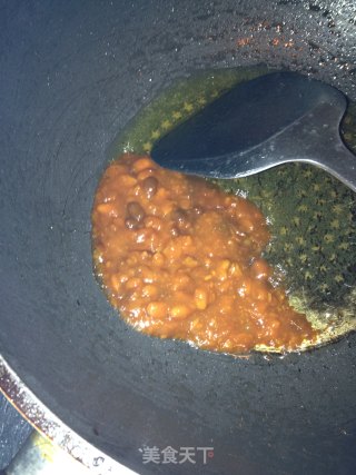 酱茄子炒四季豆下饭菜的做法步骤：4