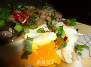 梅菜蒸肉蛋的做法步骤：5