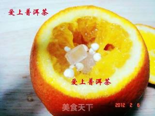 红红火火团团圆圆的甜橙元宵煲的做法步骤：2