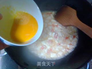蛋浇虾仁豆腐的做法步骤：7
