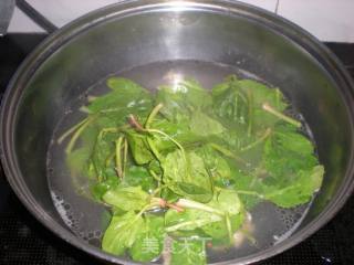 菠菜牛肚面的做法步骤：7