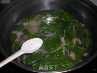 菠菜牛肚面的做法步骤：8