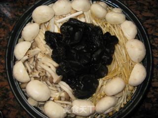 原味鲜菌煲的做法步骤：6