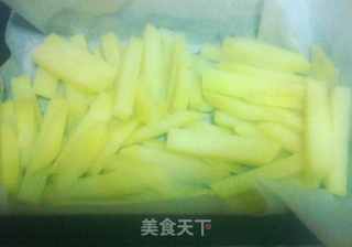 自制薯条的做法步骤：4