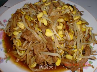 下饭菜------糖醋肉丝豆芽的做法步骤：9