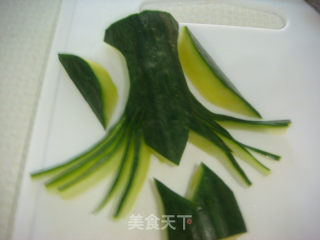 学做的“黄瓜切龙虾”的做法步骤：6