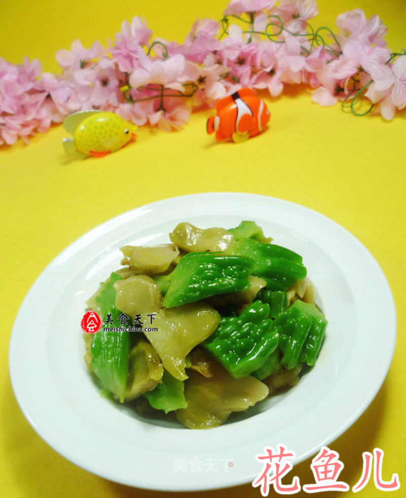 榨菜炒苦瓜的做法