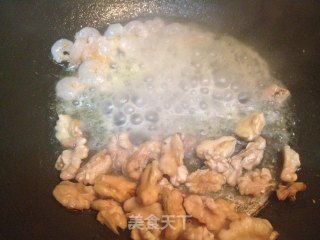 补气益智山药核桃炒虾仁的做法步骤：4