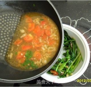 菠菜粉丝汤的做法步骤：9