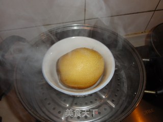蒸雪梨的做法步骤：4