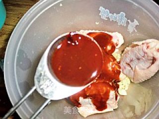 腐乳肉酱烤鸡翅的做法步骤：5