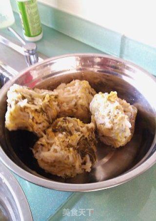 酸菜氽白肉的做法步骤：3