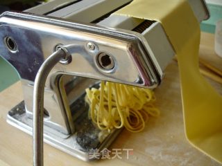 刀切鸡蛋面的做法步骤：10
