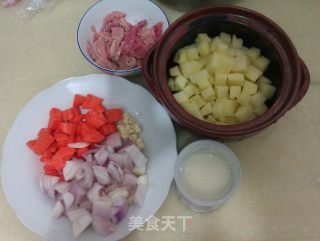 咖喱土豆煲的做法步骤：1