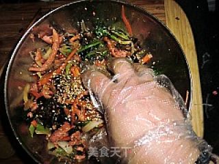 韩式拌杂菜的做法步骤：16
