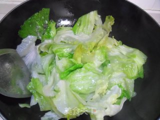 蚝油球生菜的做法步骤：3