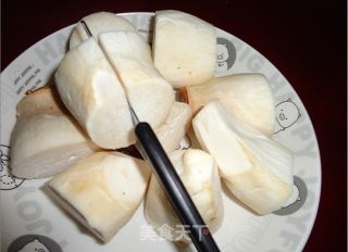 鱼泥镶杏菇的做法步骤：3