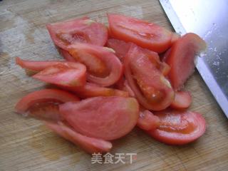 西葫芦番茄炒鸡蛋的做法步骤：4