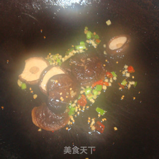 香菇油菜的做法步骤：5