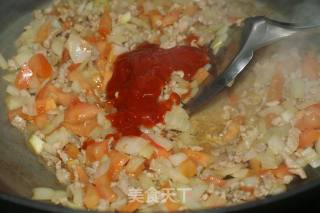 蕃茄肉沫意粉的做法步骤：7