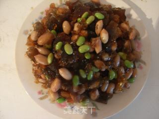 猪蹄汤冻花生豆的做法步骤：13