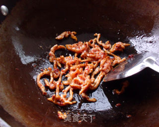 香韭豆干炒肉的做法步骤：5