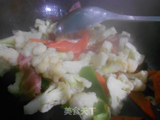 豉油菜花的做法步骤：5