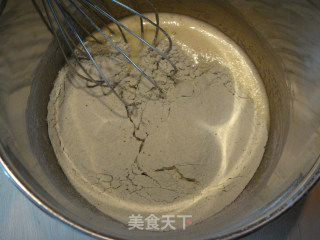 【我的烘焙时间】外星人的小肚肚？---抹茶玛德琳的做法步骤：9