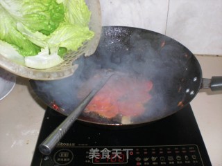 西红柿炒生菜的做法步骤：2