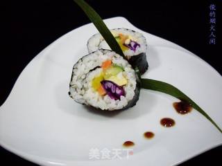 爽口寿司卷的做法步骤：16