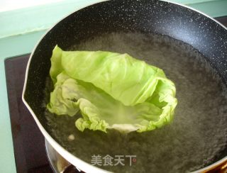 锦带包菜卷的做法步骤：4