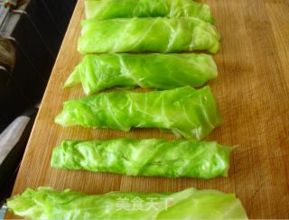锦带包菜卷的做法步骤：7