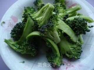西兰花炒山药的做法步骤：4