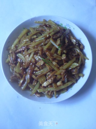 带汤土豆炒肉丝的做法步骤：3