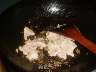 菠萝白菜炒肉的做法步骤：6