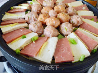 【塔吉锅美食】简单也美味---什锦双色肉丸的做法步骤：12