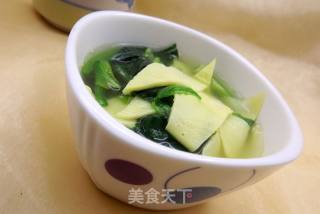 菠菜蛋皮汤的做法步骤：6