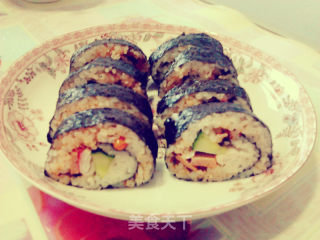 幸福の紫菜包饭的做法步骤：8