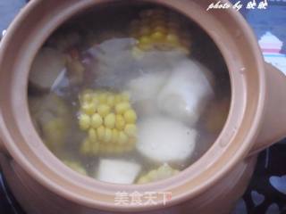 山药玉米肉丸汤的做法步骤：4