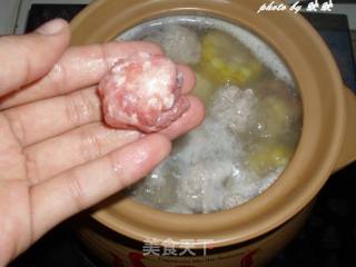 山药玉米肉丸汤的做法步骤：5