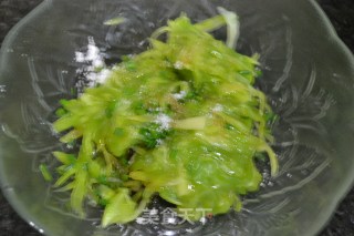 凉拌莴笋丝的做法步骤：7