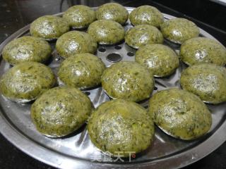 荠菜粑粑的做法步骤：8