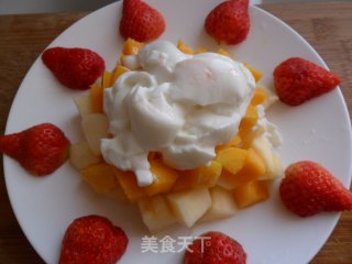 酸奶酪拌双果的做法步骤：5
