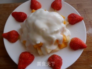 酸奶酪拌双果的做法步骤：6