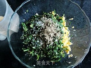 荠菜鸡蛋馅饼的做法步骤：7