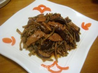 干豆角炒肉的做法步骤：10