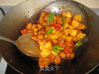 菠萝咕咾肉的做法步骤：10