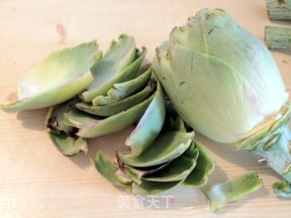 春日的养肝圣物——腊香朝鲜蓟的做法步骤：2