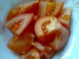 肉丝番茄鸡蛋汤的做法步骤：2