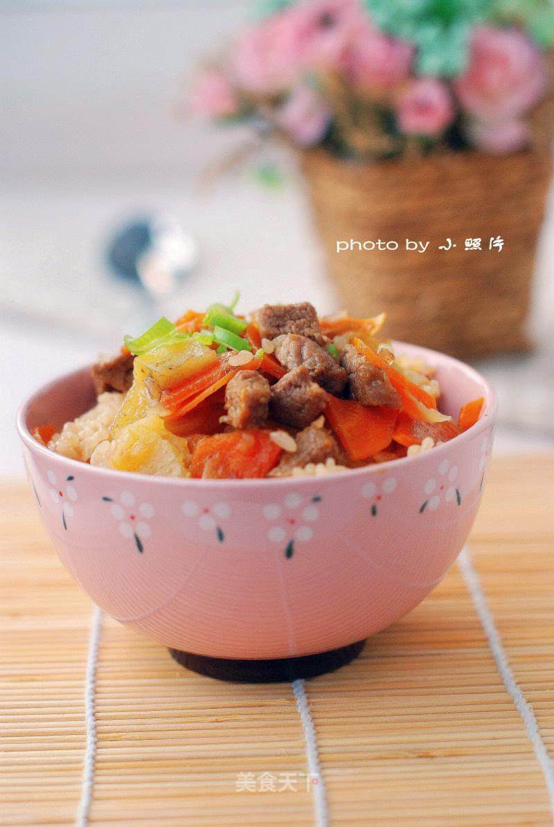 羊肉焖饭的做法